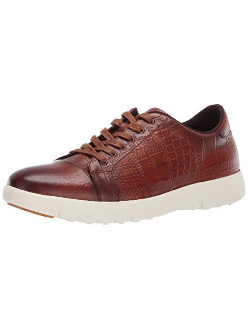 STACY ADAMS Men's Halcyon Exotic-Print Cap-Toe Lace-up Sneaker