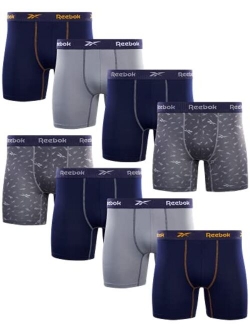 Men's Active Underwear - Sport Soft Performance Boxer Briefs (8 Pack)