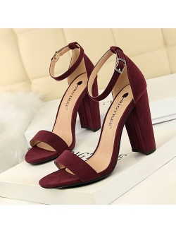 Bigtree Shoes Women Heels Sexy Women Shoes High Heel Plus Size Women Pumps Wedding Shoes Ladies Classic Sandals Chaussure Femme