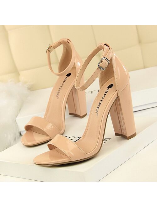 Bigtree Shoes Women Heels Sexy Women Shoes High Heel Plus Size Women Pumps Wedding Shoes Ladies Classic Sandals Chaussure Femme