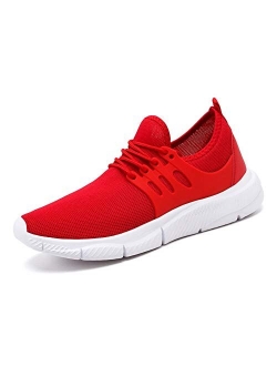 Leader Show Men's Casual Breathable Sports Shoe Athletic Lace Up Fashion Sneakers