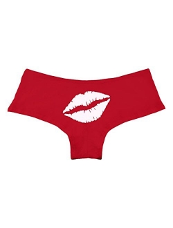 Lips Kiss Funny Women's Boyshort Underwear Panties