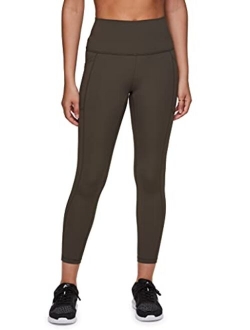 tech flex compression High Waisted Workout Yoga Leggings with Pockets for Women