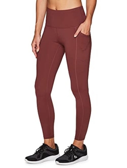 tech flex compression High Waisted Workout Yoga Leggings with Pockets for Women