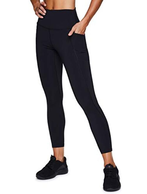 RBX tech flex compression High Waisted Workout Yoga Leggings with Pockets for Women