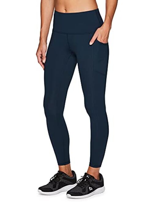 RBX tech flex compression High Waisted Workout Yoga Leggings with Pockets for Women