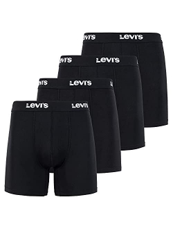 Levis Mens Underwear Microfiber Boxer Brief for Men Ultra Soft 4 Pack