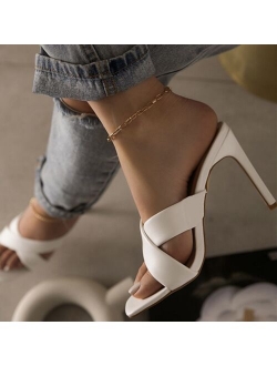 Women Fashion Pumps Ladies Sexy Leather Wedding Party Shoes Woman Office High Heels Female Dress Sandals Mujer Sapato Feminino