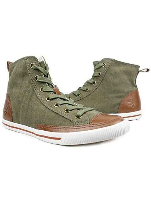 Burnetie Men's High Top Vintage Sneaker