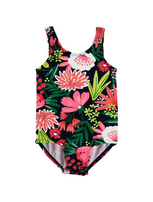 Baby Girl Carter's Floral One-Piece Swimsuit