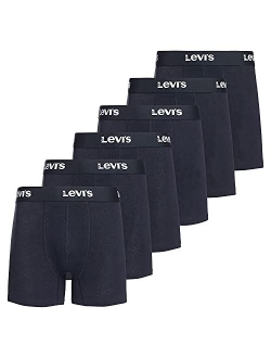 Mens Boxer Briefs, Mens Underwear, Cotton Boxer Brief for Men Pack of 6 By Levis