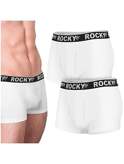 Men's Boxer Briefs 4-Way High Performance Pouch Underwear, 2-Pack Tagless