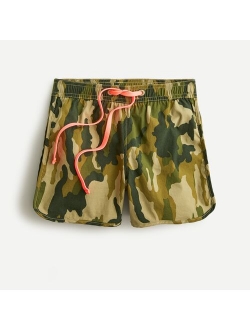 Girls' fishtail hem active shorts