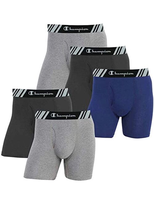 Champion Elite Men's Boxer Briefs 10-Pack All Day Comfort Double Dry X-Temp Slightly Imperfect