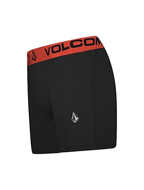 Volcom Men's Boxer Briefs 4 Pack Poly Spandex Performance Boxer Briefs Underwear