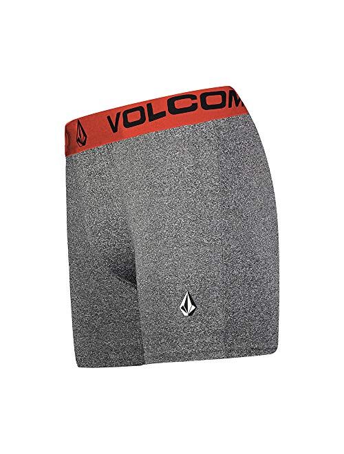 Volcom Men's Boxer Briefs 4 Pack Poly Spandex Performance Boxer Briefs Underwear