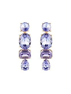 Oscar de la Renta, Crystal Baroque Geometric Earrings