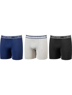 Mens 3 Pack Cotton Stretch Boxer Briefs