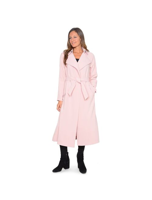 Women's Fleet Street Crepe Long Trench Coat