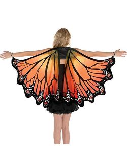 AMSCAN Monarch Butterfly Wings Halloween Costume Accessories for Adults, One Size