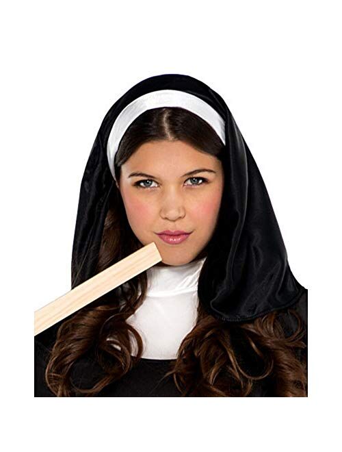 amscan 841153 Blessed Nun Costume, Adult Large Size, 1 Piece, Black