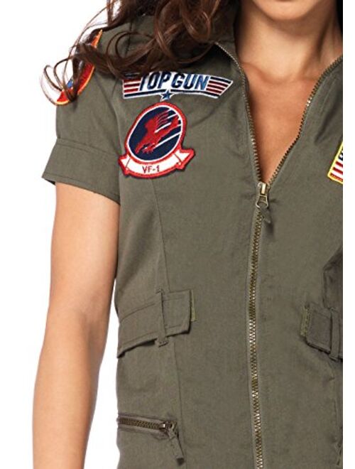 Leg Avenue Women's Licensed Top Gun Flight Dress Costume