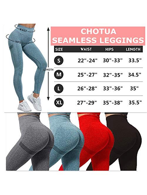 High Waist Yoga Pants for Women Seamless Scrunch Booty Leggings Butt Lifting Stretchy Tights Squat Proof Booty Pants