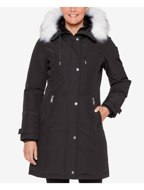 Vince Camuto Faux-Fur-Trim Hooded Parka