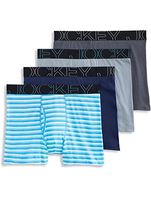 Jockey Active Blend Boxer Brief 4-Pack