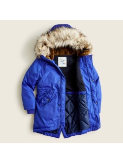 Boys' fishtail parka with eco-friendly PrimaLoft