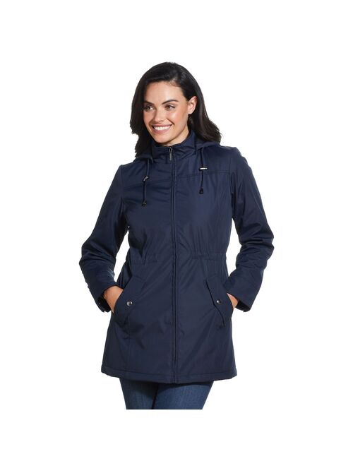 Women's Weathercast Hooded Water-Resistant Anorak Jacket