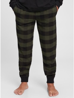 Adult Flannel Plaid E-Waist PJ Joggers