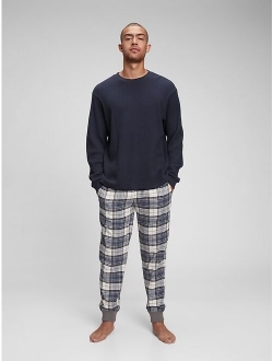 Adult Flannel Plaid E-Waist PJ Joggers