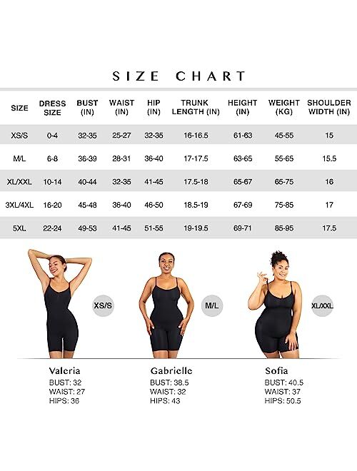 Buy FeelinGirl Butt Lifter Bodysuit Body Shaper Tummy Control Shapewear ...