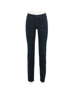 Straight-Leg High-Waisted Curvy Jeans