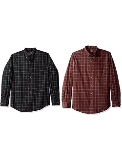 Men's Wrinkle Free Long Sleeve Button Down Shirt