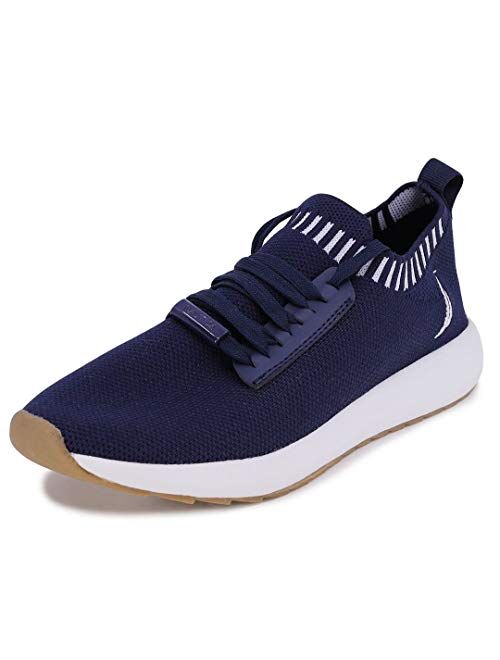 Nautica Women Fashion Sneaker Lace-Up Jogger Running Shoe Casual Walking Sneaker