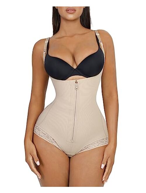 FeelinGirl Fajas Colombianas Shapewear for Women Tummy Control Post Surgery Compression Garment Body Shaper Girdle