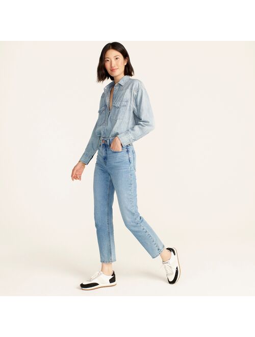 Forever High-rise '90s classic straight jean in Scuttle wash