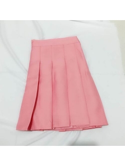 QRWR XS-3XL Plaid Summer Women Skirt 2020 High Waist Stitching Student Pleated Skirts Women Cute Sweet Girls Dance Mini Skirt