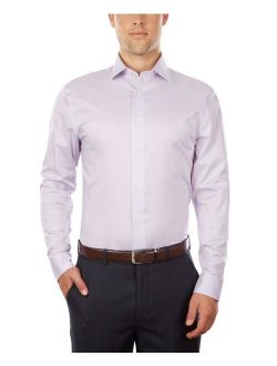 Men's Supima Cotton Slim Fit Non-Iron Performance Stretch Dress Shirt