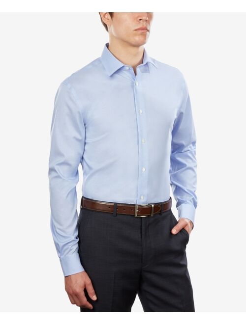 Tommy Hilfiger Men's Supima Cotton Slim Fit Non-Iron Performance Stretch Dress Shirt