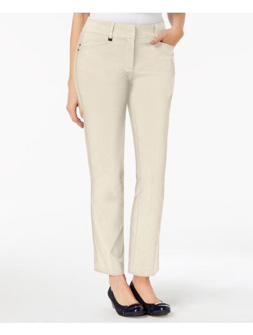 JM Collection Regular and Short Length Curvy-Fit Straight-Leg Pants, Created for Macy's