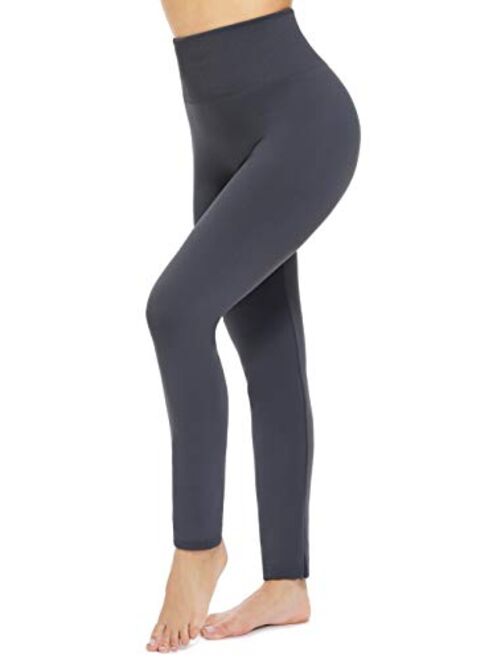 Fleece Lined Leggings for Women High Waisted Thermal Leggings Tummy Control Seamless Warm Winter Leggings for Women