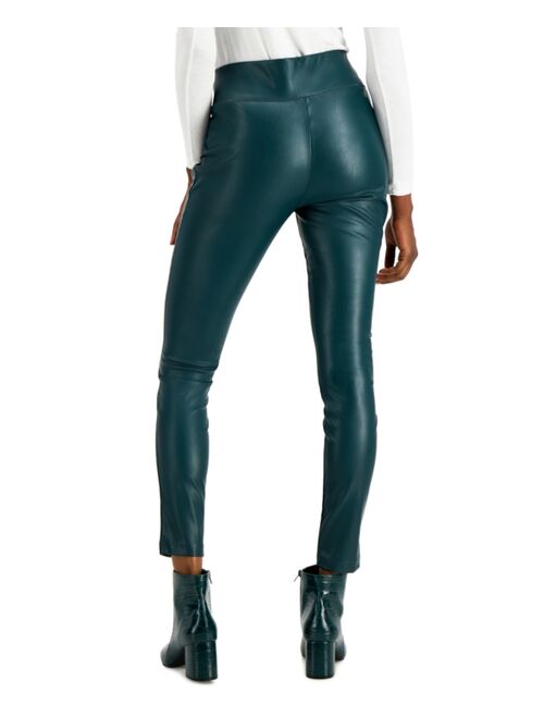 INC International Concepts Faux-Leather Leggings, Created for Macy's