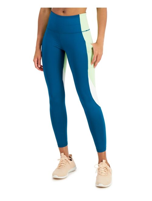 Ideology Women's Colorblock 7/8 Leggings, Created for Macy's