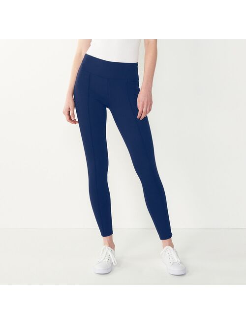 Women's Nine West Seamed Tummy-Control Ponte Leggings