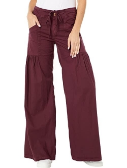 XCVI Willow Wide Leg Stretch Poplin Pants