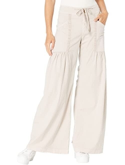 XCVI Willow Wide Leg Stretch Poplin Pants