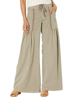 XCVI Willow Wide Leg Stretch Poplin Pants